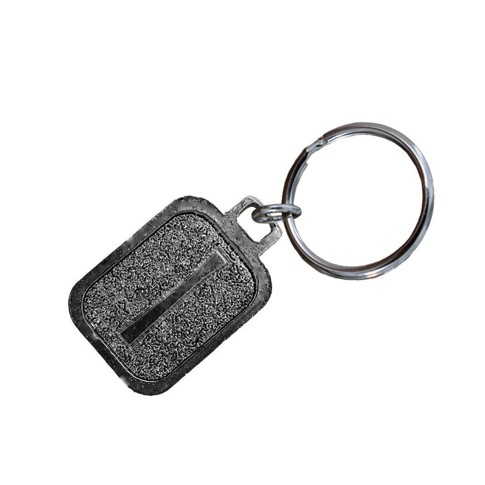 1979 Isa Keychain, Viking Rune, Pewter, L067KC, 1 1/2”, 100% Handmade in